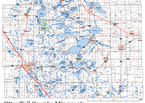 Ottertail County Map